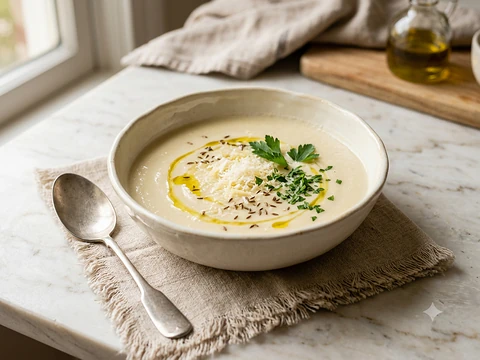 Zupa kalafiorowa z parmezanem – zdrowy posiłek z jadłospisu